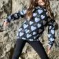 Preview: Mädchen schnittmuster nähen lovely oversized hoodie pullover gummizug sweater