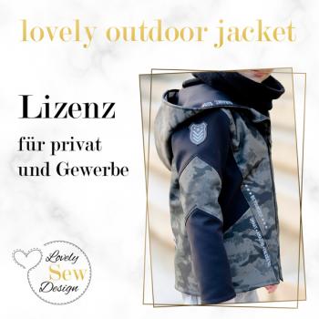 Lizenz Schnittmuster ebook lovely outdoor jacket Walkjacke Softshelljacke