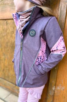 Kinder Schnittmuster Kragen lovely outdoor jacket Softshelljacke nähen Nähanleitung