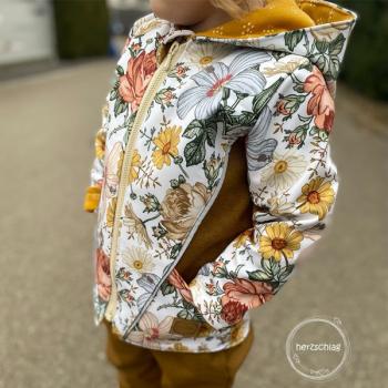 Schnittmuster lovely outdoor jacket Jacke nähen Nähanleitung Softshelljacke baby